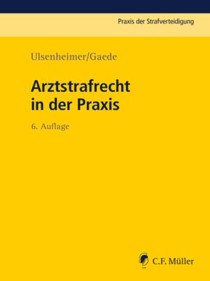 cover image of Arztstrafrecht in der Praxis